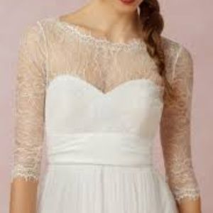 BHLDN Jenny Yoo Marnie Topper Ivory - BRAND NEW